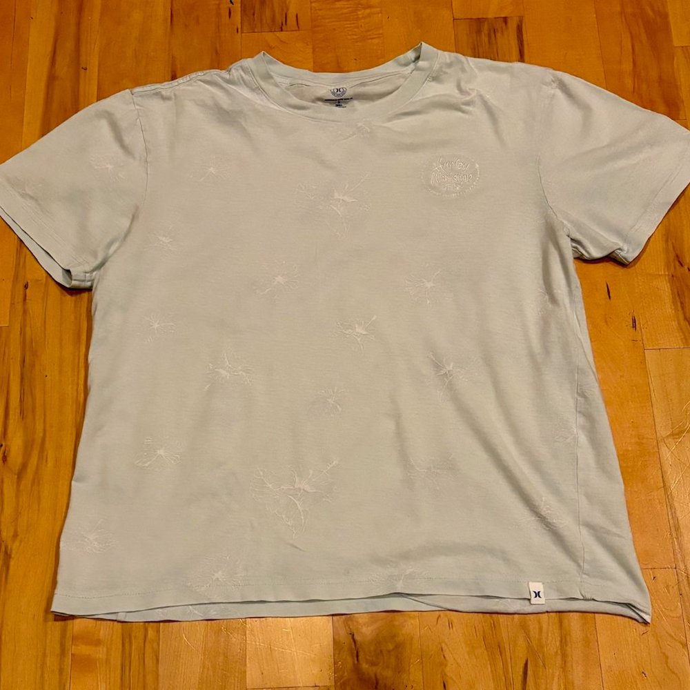 Hurley Mens Short Sleeve Light Blue T-shirt - S